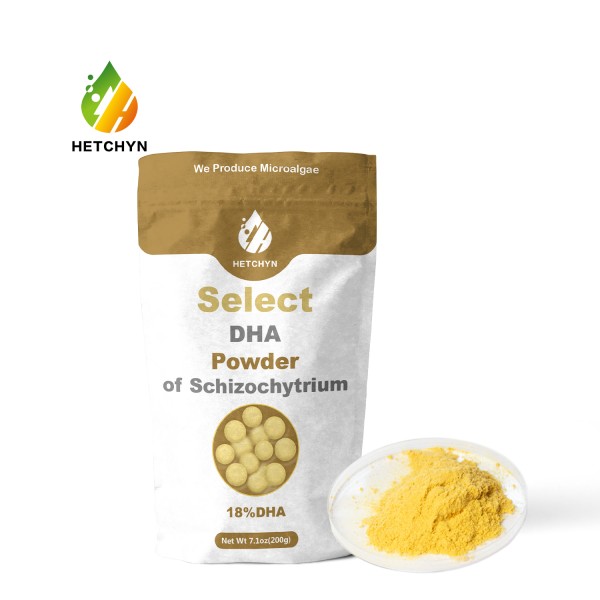 Schizochytrium Algae Powder Factory - 18% DHA Powder Bulk Drum