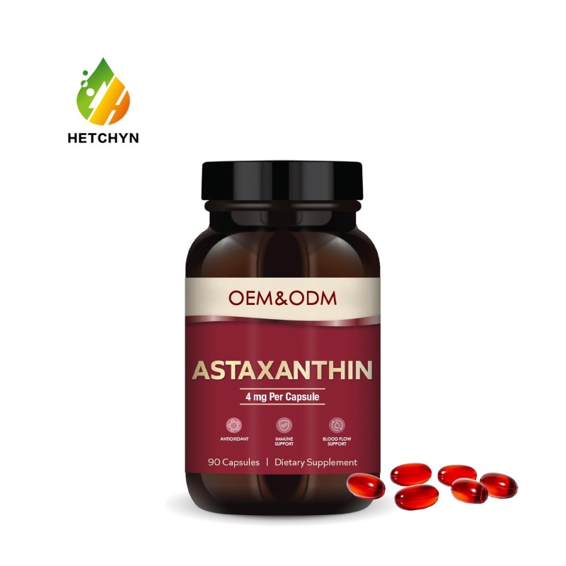 Lutein Astaxanthin Capsules Factory - Eye Health Vision Improvement Custom