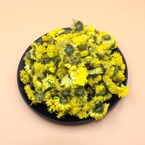 Golden Chrysanthemum Manufacturer - Dry Flower Herbal Medicine