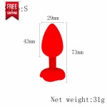 Anal Plug Supplier - Soft Silicone Waterproof 4 Colors