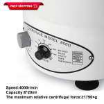 Laboratory Centrifuge Manufacturer - 800D 4000rpm Timing Electric