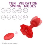 2025 New Arrival Girls Power Rose Shape Silicone Anal Plug Colorful Adult Butt Plug Safer Sex Product Sex Toy Box for Women