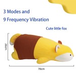 Female Electric Automatic Telescopic Retractable Vibrator Remote Control Hidden Heating Dildo Free Hand Masturbation Plush Toys