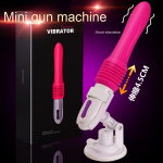 Fully Automatic Telescopic Masturbation Device Remote Control Cannon Suction Cup Dildo Sex Toy for Women Bead Stick Vibrator Toy
