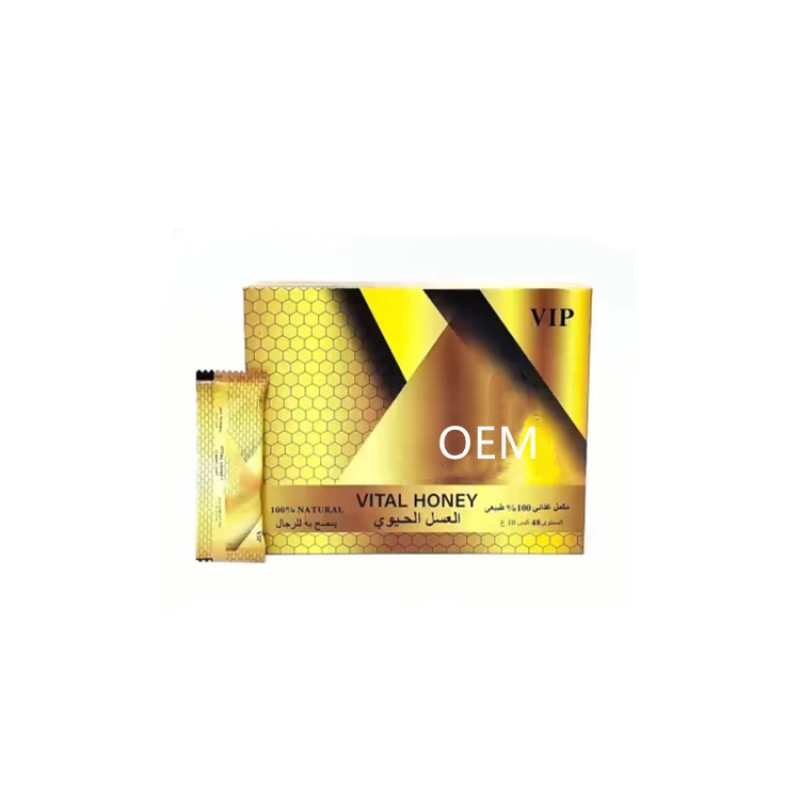Wholesale New Packaging for Gold Vip Black Horse extra Vital Honey