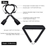 Sex Swing BDSM Sex Toy Set Bondage Restraint with Adjustable Waist Support Belt Adults Body Games Cooperation for Couples
