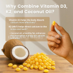 Tk  Best-Selling Vitamin D3K2 Coconut Oil Soft Capsules Hot Source Factory Adult Dosage Form Softgel Capsule