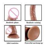 Sex Toy Box for Women TPE Big Brown Penis Dildo Safer Sex Application Body Dildo Sex Toy Box for Women Dildo Vibrator Toy