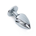 Set of 3 Unique Metal Taper Thread Anal Plug Sex Toys for Adults S/M/L Diamond for Women/Men/Couples