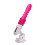 Fully Automatic Telescopic Masturbation Device Remote Control Cannon Suction Cup Dildo Sex Toy for Women Bead Stick Vibrator Toy
