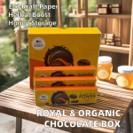Wholesale Chocolate Boxes for Royal Organic Honey Candies Packaging with Gold Foil Embossing Adult Products