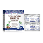 Yilest Coconut Mint Whitening Strips 14pcs Cross-Border New Freshen Breath Whiten  Strengthen   Strips