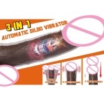 Application Control Remote Control Stretch Swing Realistic Dildo Vibration Female Thrust Heating Vibrator Dildo Adult Sex Toy