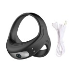 Men's Adult Butterfly Design Cock Ring Vibrator Delay Ejaculation Adult Sex Toy Rubber Male Products