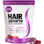 Women's Hair Growth Vitamin Chewable Gummies  Amazon Factory Wholesale Nutritious Hairgrowth Supplement Hard