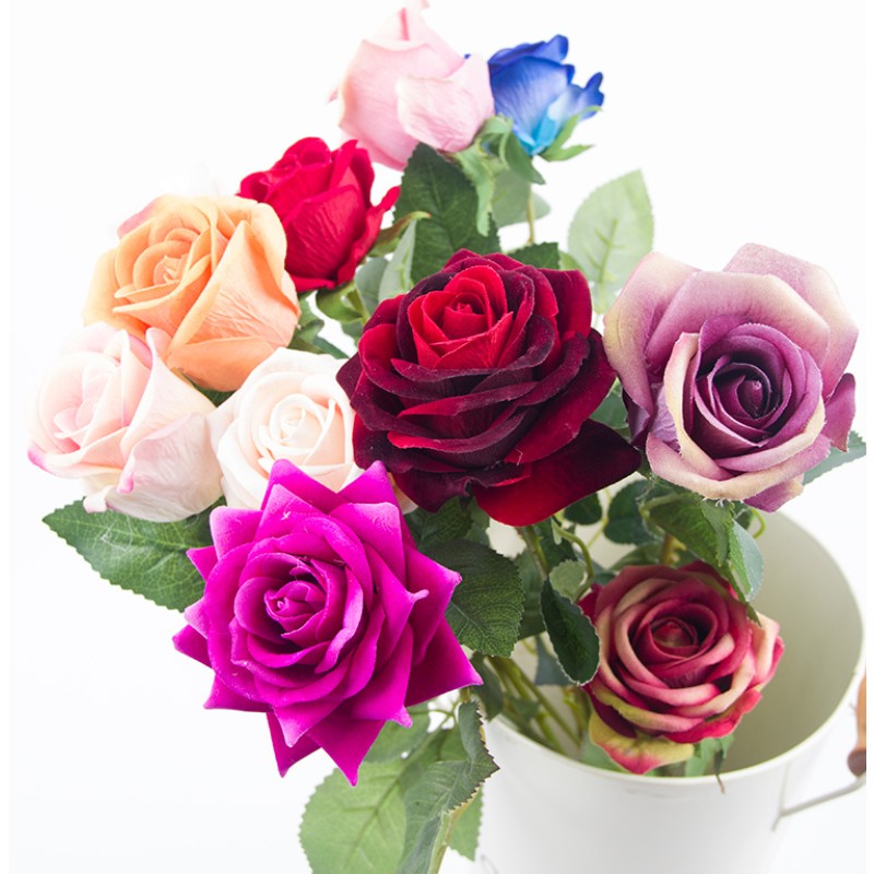 Artificial Rose Supplier - Large Dried Rose Decoration