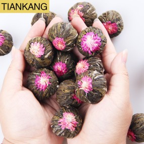 Blooming Tea Manufacturer - Flower Tea Balls Green Tea