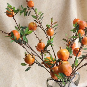Artificial Pomegranate Factory - Indoor Fruit Branches Decor