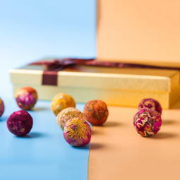 Black Teabags Supplier - Dragon Puer Blooming Ball