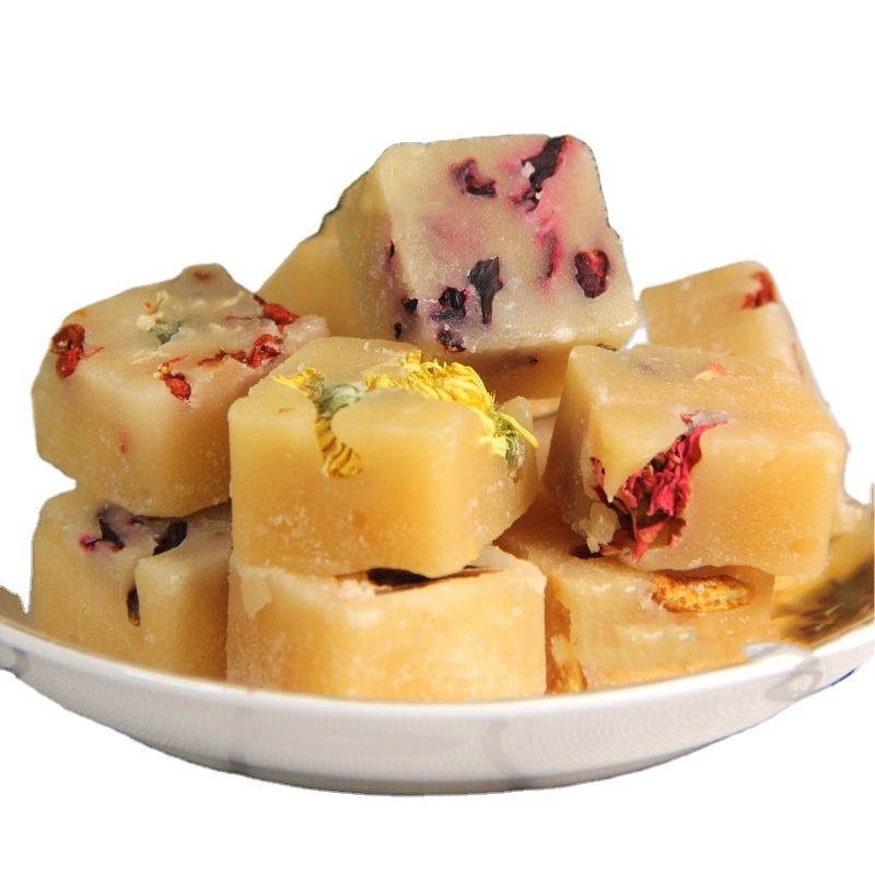 Lemon Rose Tea Manufacturer - Yellow Rock Sugar Cubes