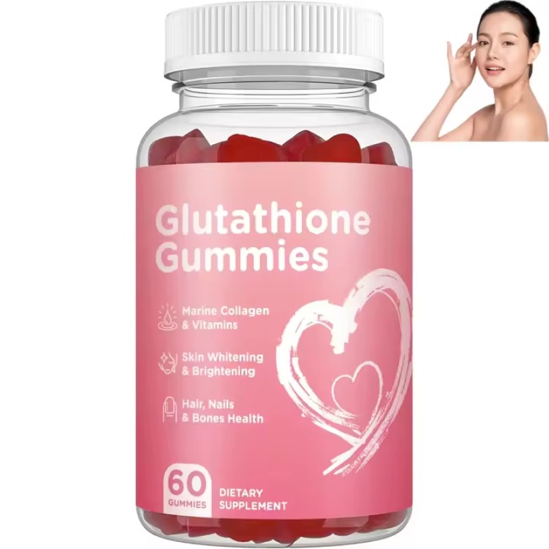 Oem Private Label Supplement Skin Whitening Gummy Collagen L-glutathione Gummies