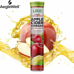 Private Label Organic Vegan Apple Vinegar Effervescent Tablets High Quality Apple Cider Vinegar Effervescent Tablet