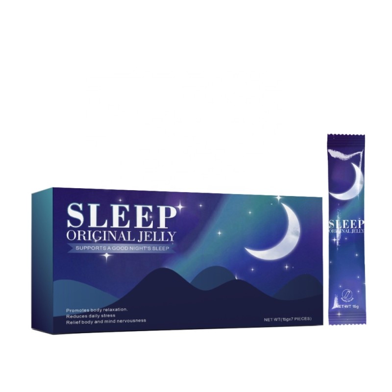 Hot Sale  Natural Sleep Aid 5HTP Jelly Stick Sleep Support Gaba ACID Jelly Stick Stress Relief Sleep Aid Jelly Stick