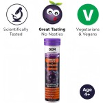 OEM Private Label Dietary Supplement Elderberry Gummy Bites with Vitamin C and Zinc Effervescent Tablets