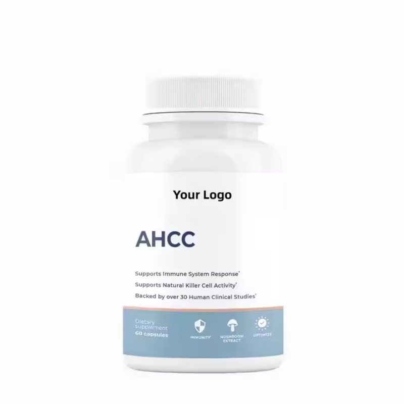 OEM Private Label Health Supplements Food Grade Mushroom Extract Powder Capsules Ahcc Powder Capsule