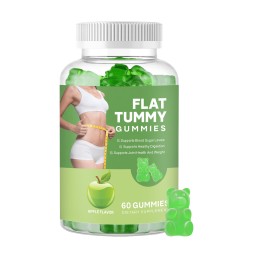 OEM/ODM Flat Tummy Gummies with apple Cider Vinegar Dietary Supplement for Flat Tummy Gummies Without the Burden