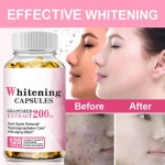 Low Moq Factory OEM ODM  Whitening Capsules With Grape Seed Extract Skin Whitening Softgels for Women