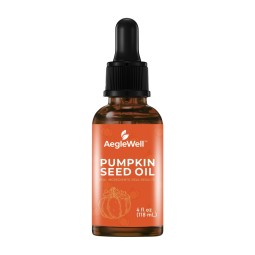 AegleWell Private Label Organic Pumpkin Seed Oil Extract Liquid Drops Hair Growth Serum for Men Women
