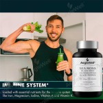 OEM Vegan Sea Moss Capsules With Black Seed Oil, Ashwagandha & Black Pepper for Adults