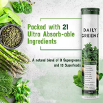 Super Green Daily Fruit and Vegetable Multivitamin Effervescent Tablets Adult Vitamins Supplement