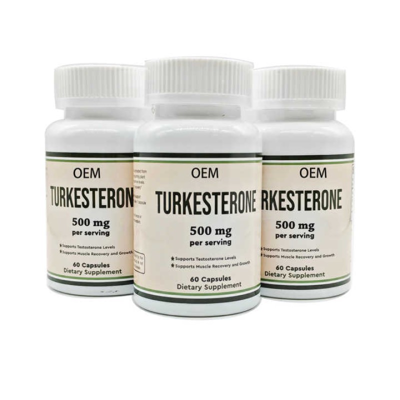 Oem Hot Selling Turkesterone Supplement Capsules Ajuga Turkestanica Extract Powder Turkesterone Supplement Complex Pills