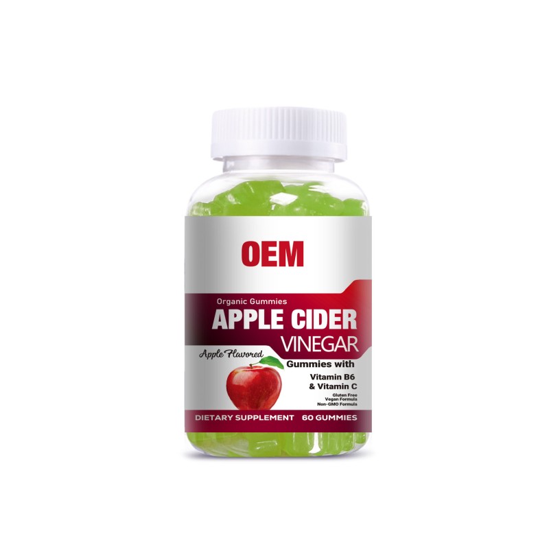 Original Factory OEM Apple Cider Vinegar Gummies Fudge Supports Customization of Various Gel Fudge ACV Gummies