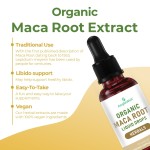 AegleWell Private Label Organic Maca Root Liquids Extract Sports Supplement Maca Root Drops for Enhanced Mood and Natural Energy