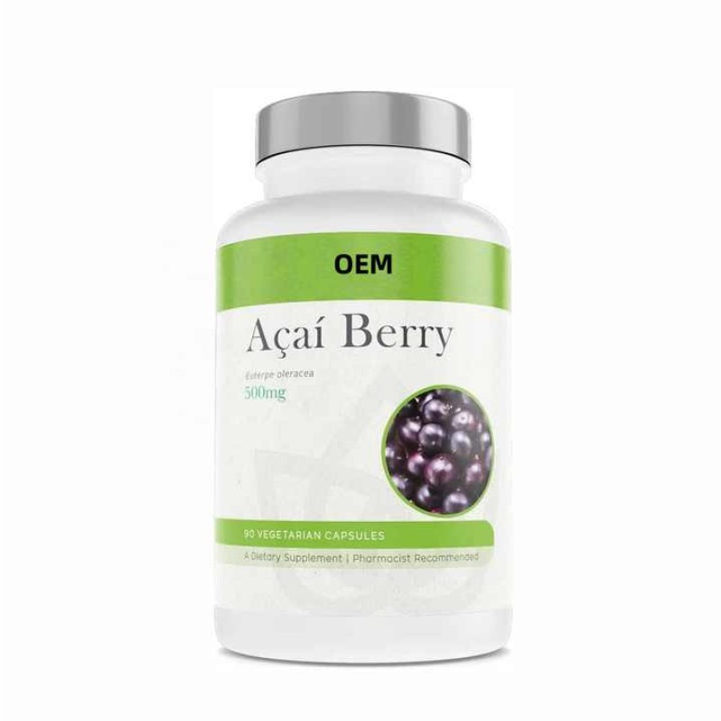 OEM Private Label Dietary Supplement Antioxidant Weight Management Acai Berry Capsules