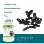 OEM Private Label Dietary Supplement Antioxidant Weight Management Acai Berry Capsules