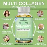 AegleWell Best-selling OEM ODM Softgel Hydrolyzed Multi-Collagen Capsules Factory-Supplement for Healthy Skin and Nails