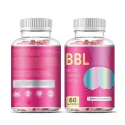 High Quality Hip and Butt Enlargement Gummies for Women's Hip Enlargement Tighten and Lift Larger Hips Maca Supplement