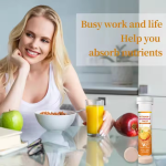 Private Label SUGAR FREE Vitamin C Effervescent Tablets for Men and Women's Immune Support Supplement