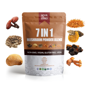 OEM Private Label Mushroom Supplements 7 in 1 Mushroom Blend Powder Mushroom Powder