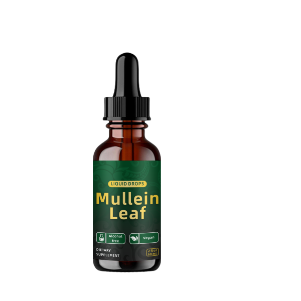 OEM Natural Lung Cleanse Detox Mullein Leaf Extract Drops Mullein Chlorophyll Liquid Supplement For Respiratory System Support