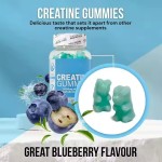 OEM Private Label Vegan Creatine Monohydrate Gummies 4000mg Natural Creatine Gummies Pre Workout Supplement Weight Gain Gummies