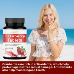 For Wins Town Women's Cranberry Extract Tablets Healthy Support Supplement for Adults Not for Pregnant Women