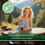 AegleWell OEM Mullein Leaf Drops Liquid Health Supplement Natural Lung Cleanse Detox Mullein Extract Drops
