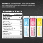 Private Label Energy Supplement Effervescent Tablets Drink Vitamins and Electrolyte Rich Multiple Fruit Flavors for Adults