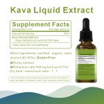 AegleWell  Kava Drops Calming Kava Extract With Chamomile and Lavender Adaptogen Drops Mood Support Supplement With Kava Root