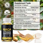 Maca Ginseng Capsules Supplier - Energy Booster Fatigue Relief
